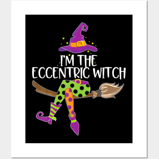 Im He Eccentric Witch  Halloween Matching Costume Posters and Art